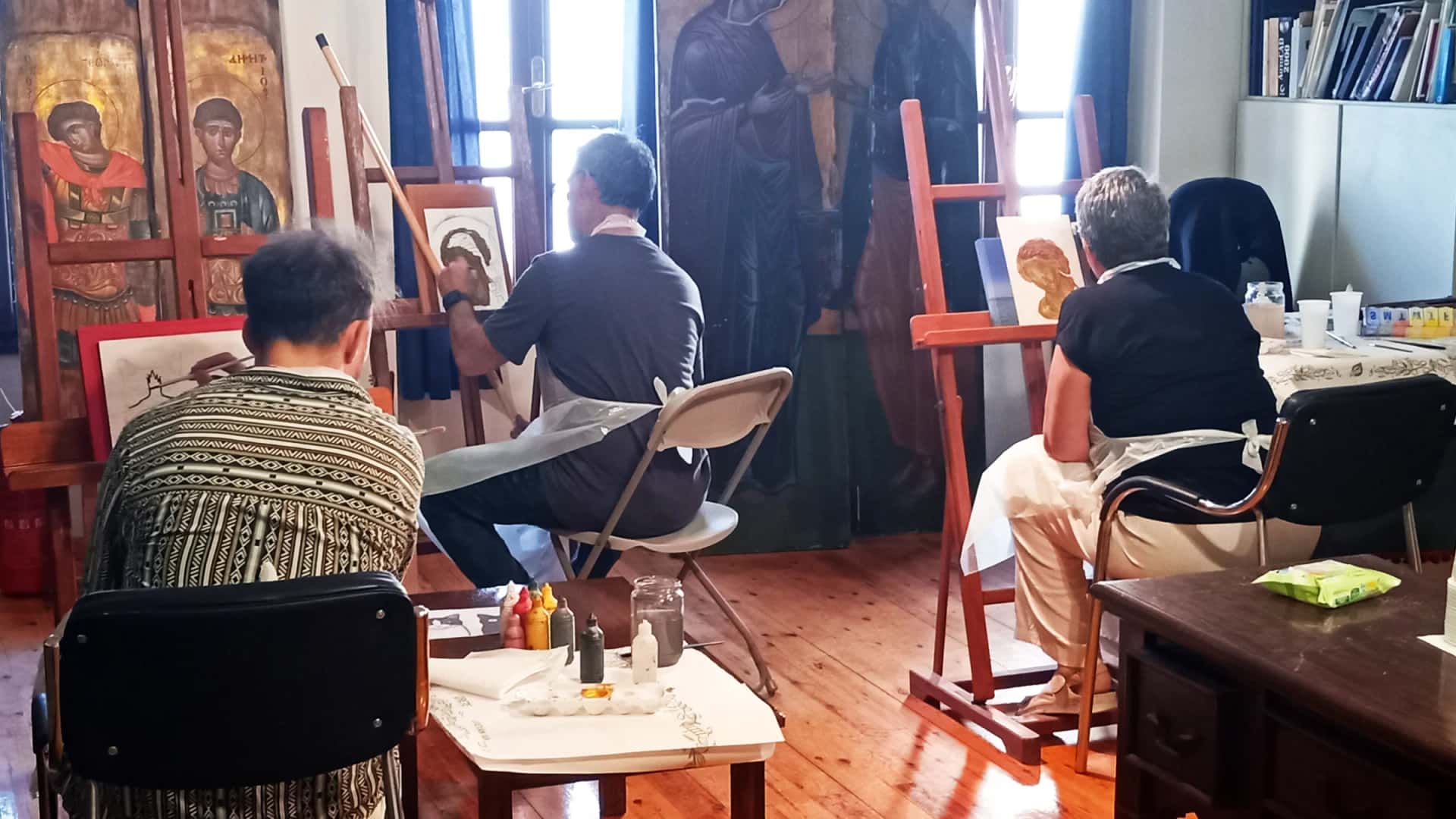 Byzantine Iconography Workshop in Rethymno