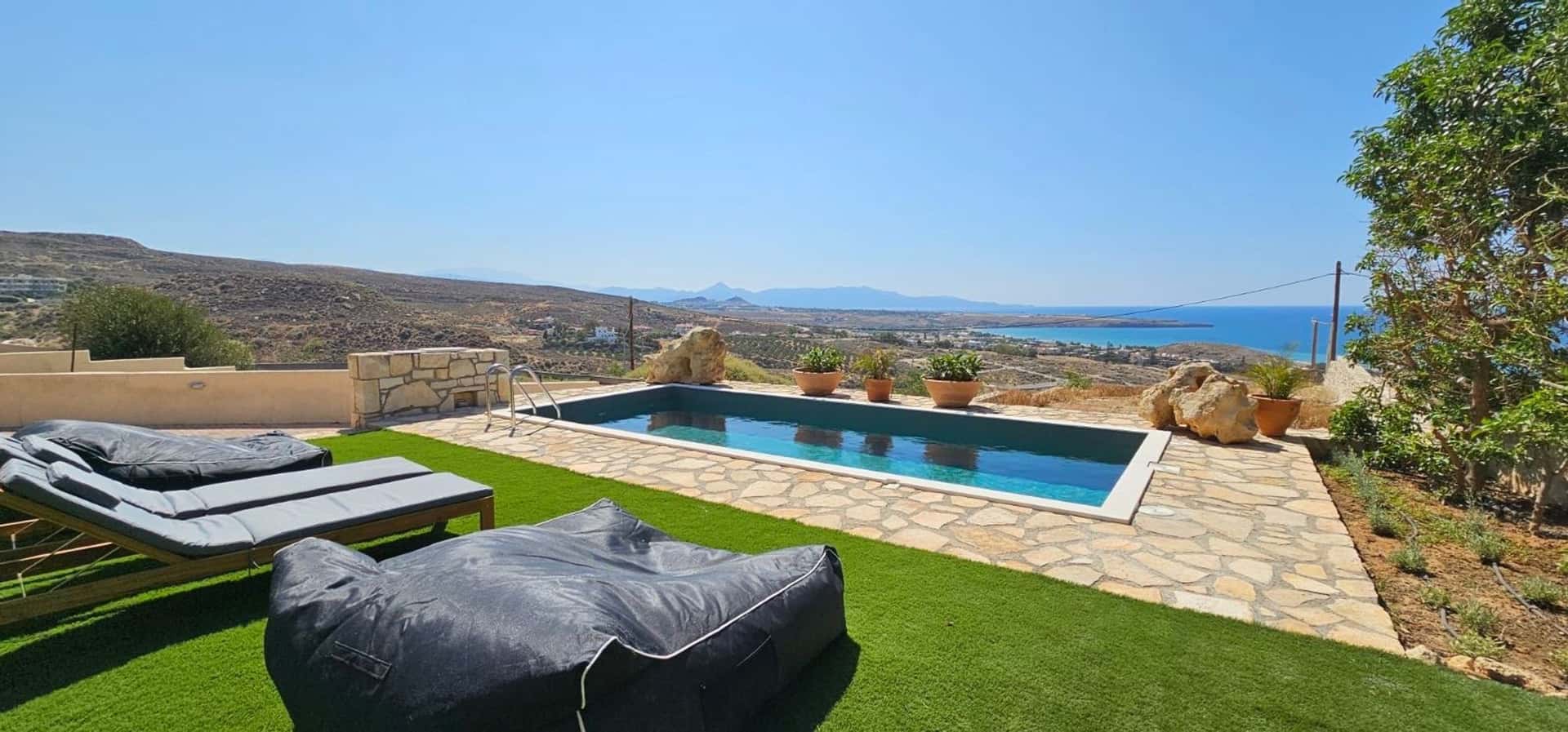 Seaview Serenity Villa with private pool, luxury villa in Heraklion, Crete